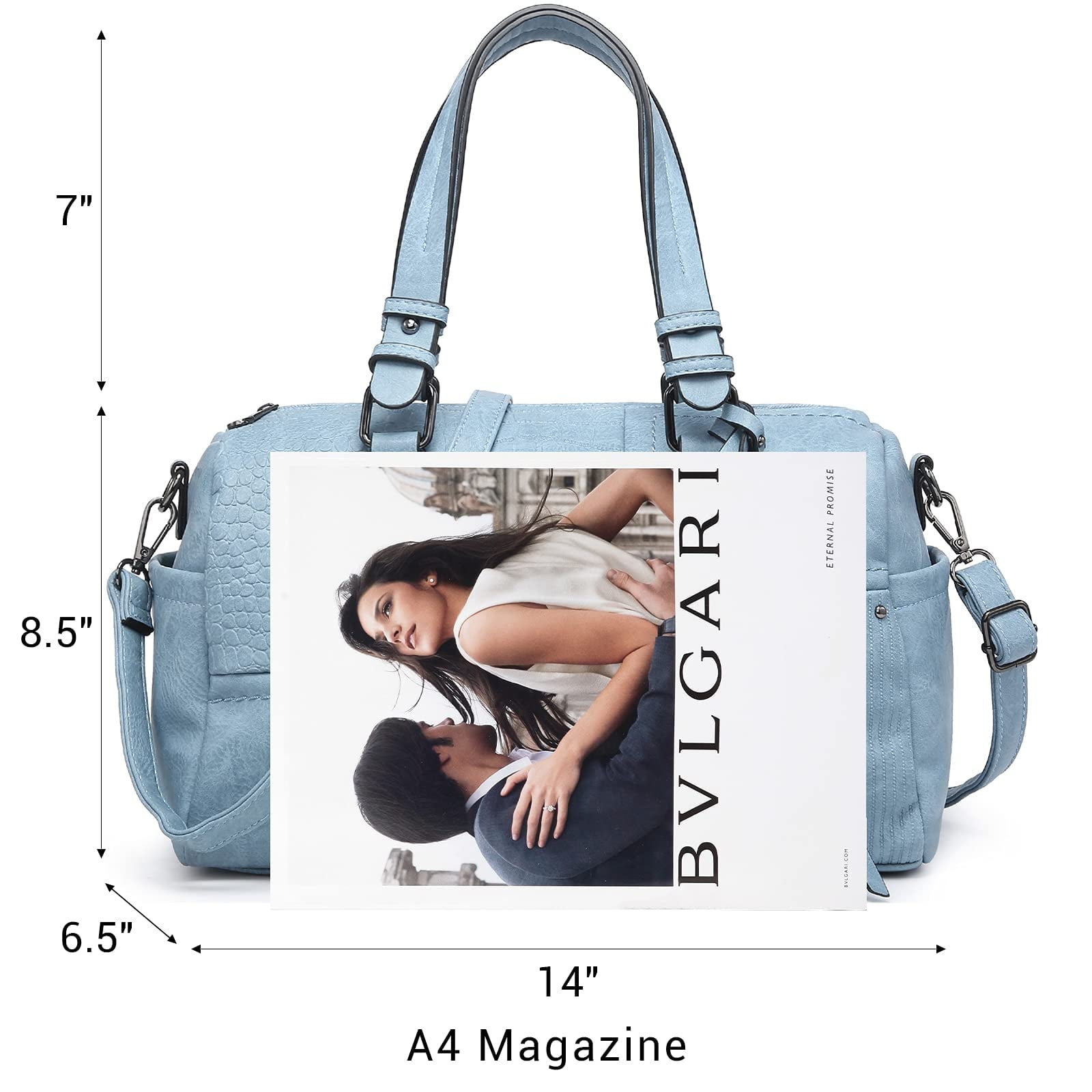 Soft Leather Barrel Bag