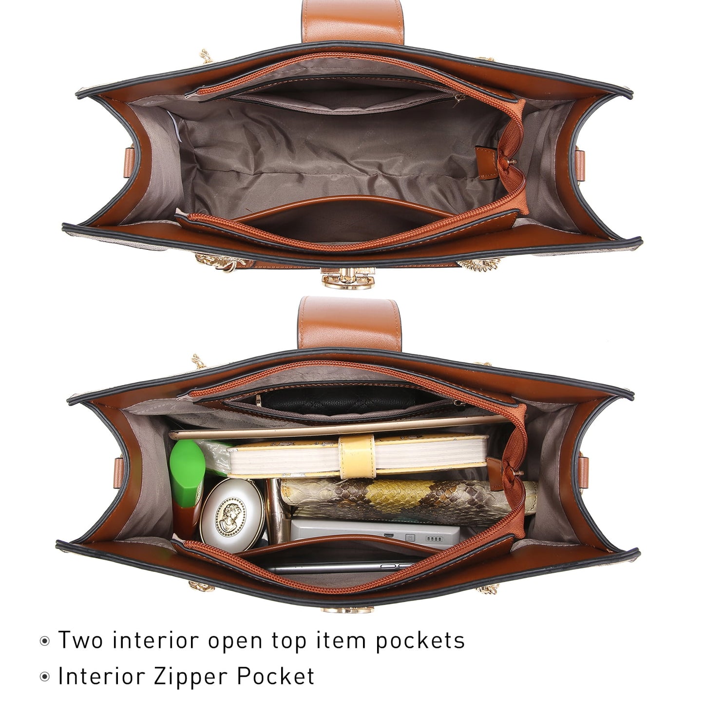 Chic Vegan Leather Hobo Handbag with Matching Clutch - Versatile Tote for Every Occasion