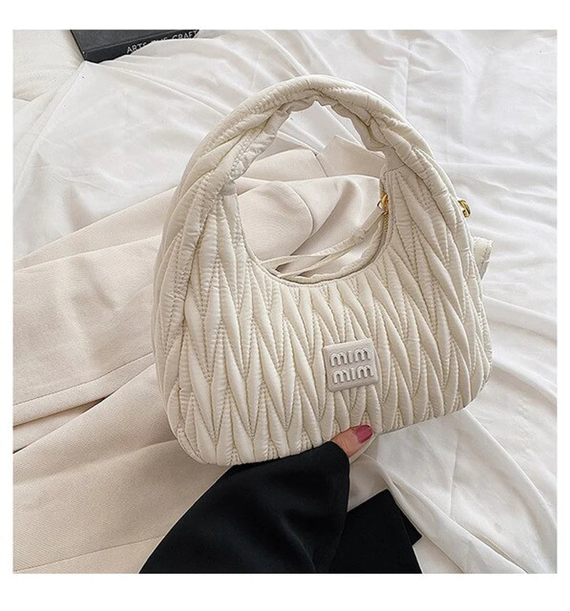 Luxury Brand Nylon Hobos Shoulder Bag for Women Handbag Clutch Purses New Design with Coin Purse