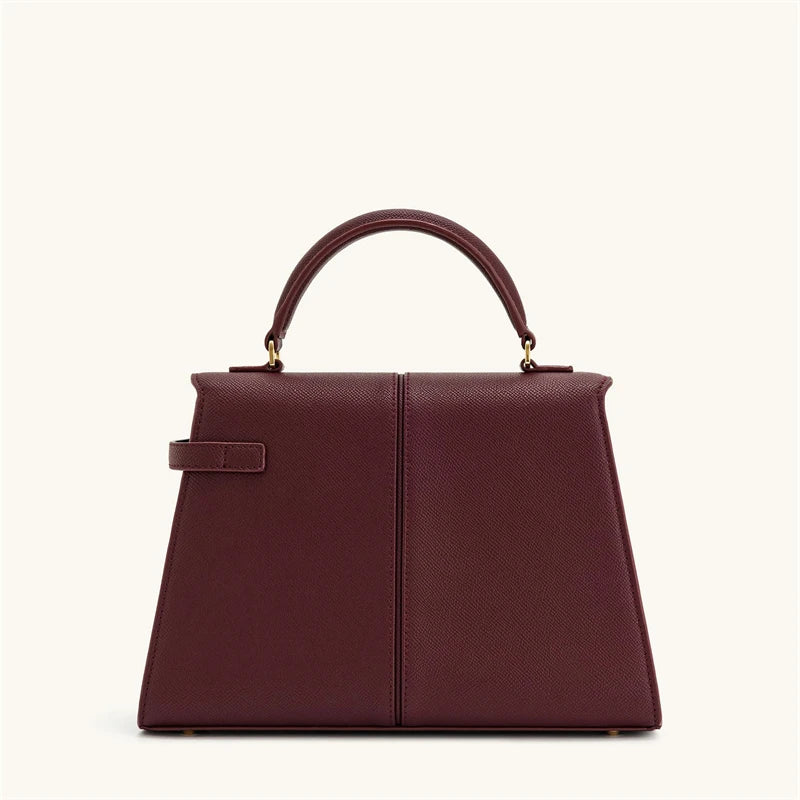 Elevate Your Style with the Elise Burgundy Handbag - A Chic and Spacious Crossbody for Modern Women